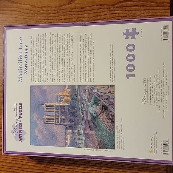 Maximilian Luce Notre-Dame puzzle - Picture 2 of 2
